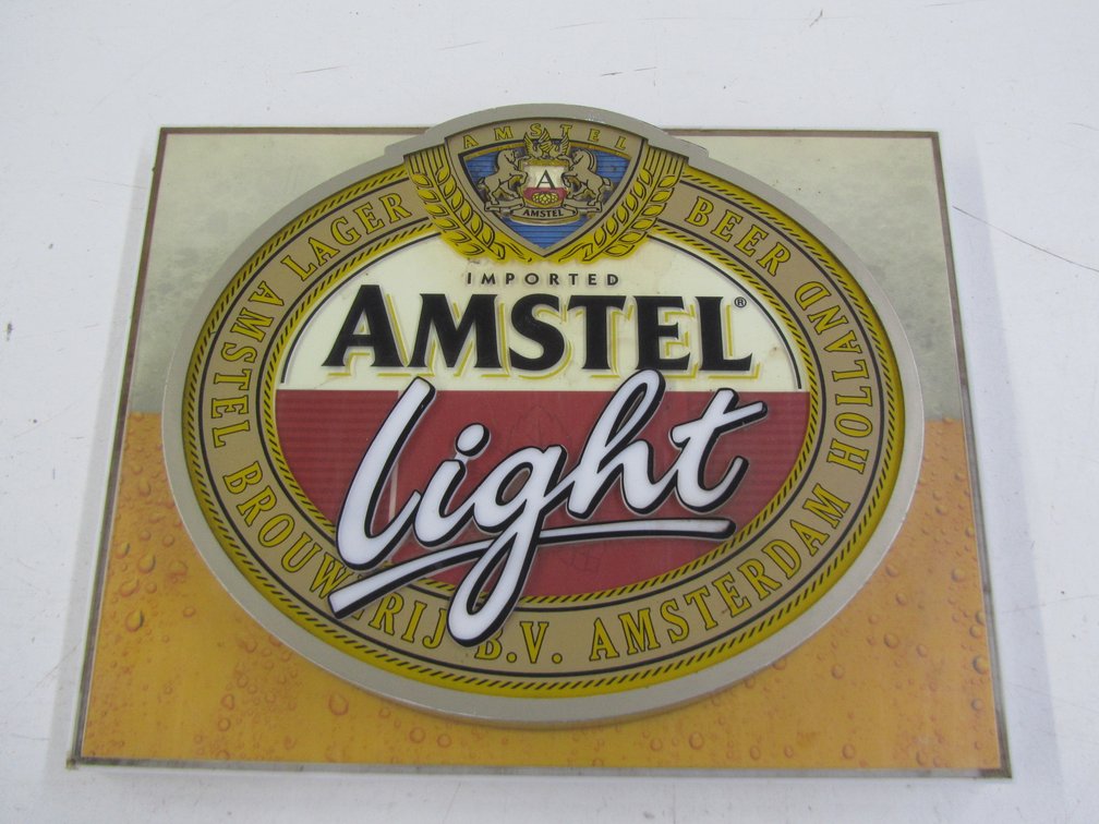 Amstel Light Plastic Sign