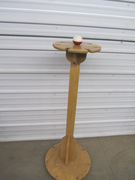 Wood Fishing Rod Holder
