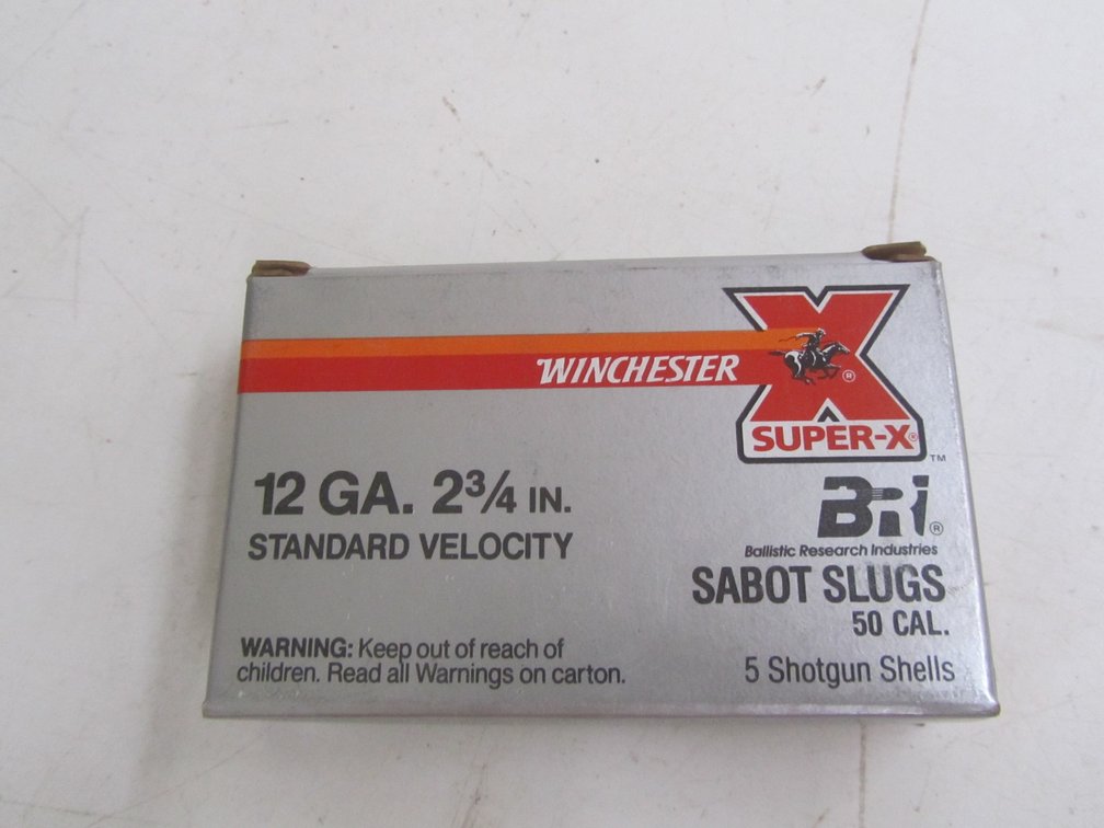 (5) 12ga 2-3/4" Sabot Slugs