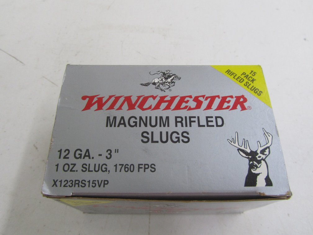 (15) 12ga 3" Magnum Rifled Slugs