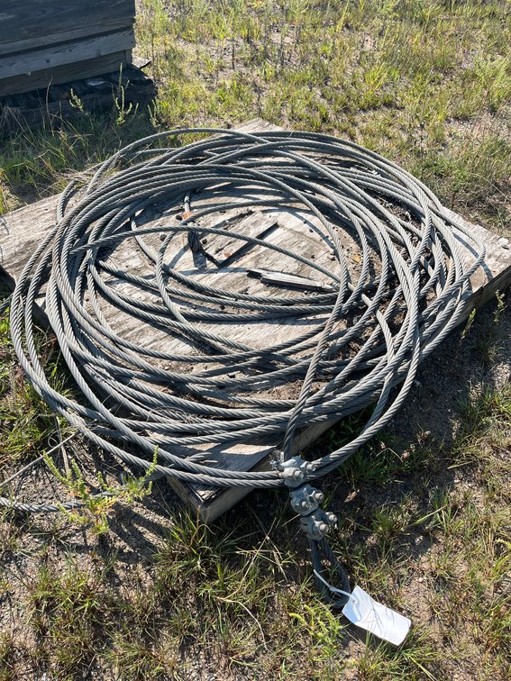 Approx. 3/4" Diameter Crane Cable