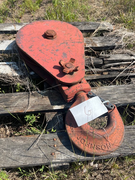 Johnson 2' Block Pulley and Swivel Hook
