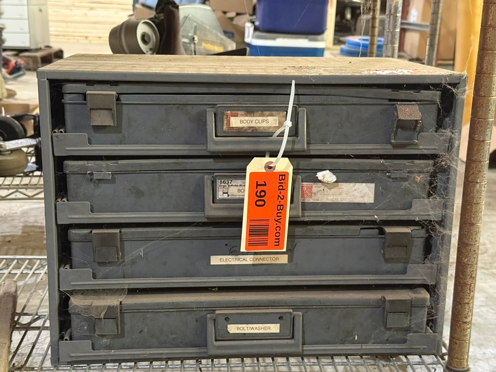 Metal Toolbox with Drawers