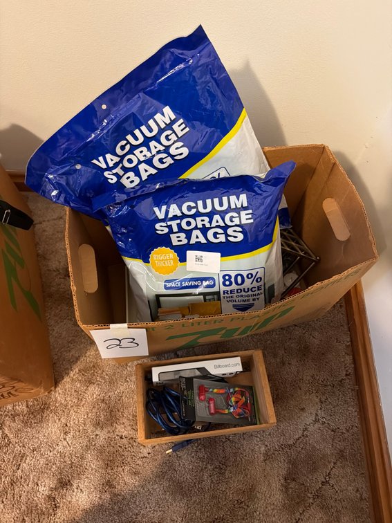 Vacuum storage bags and accessories
