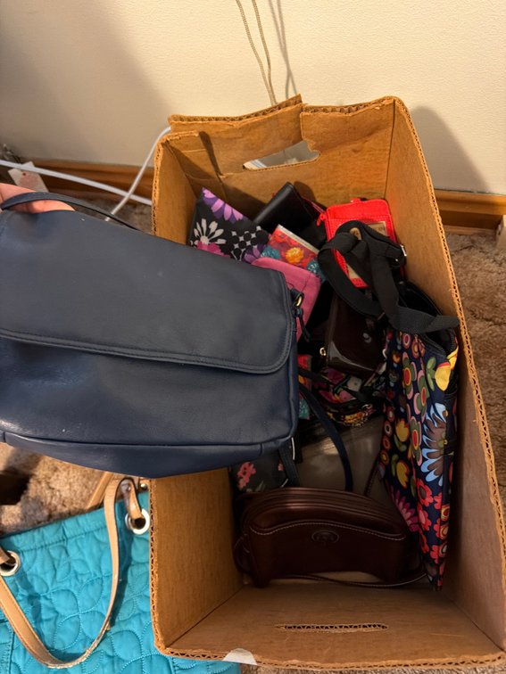 Box of hand bagS