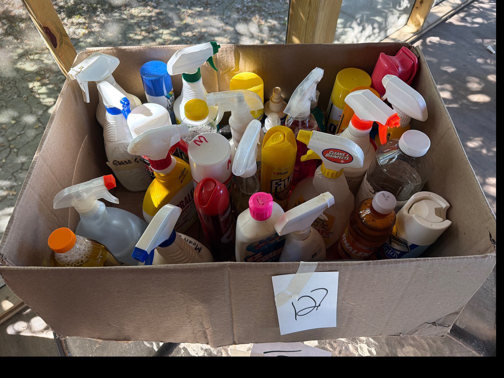 Cleaning supplies