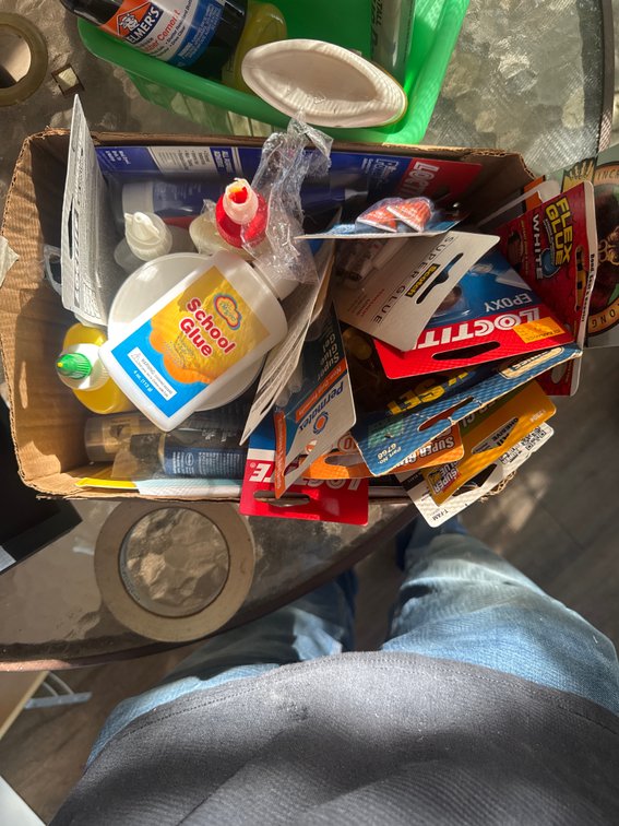 Box of glue