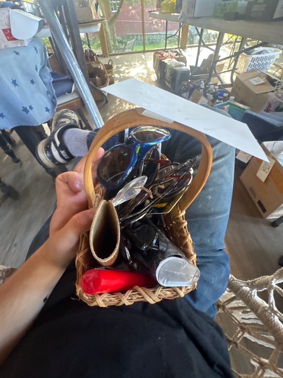 Box of sun glasses