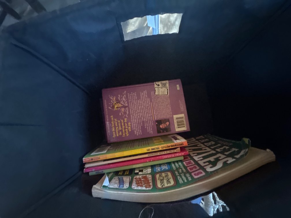 Hamper of books