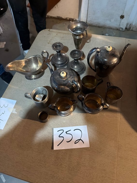 Silver plate set