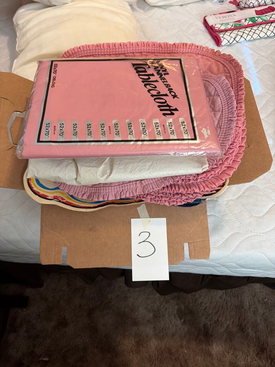 Table mats and clothes