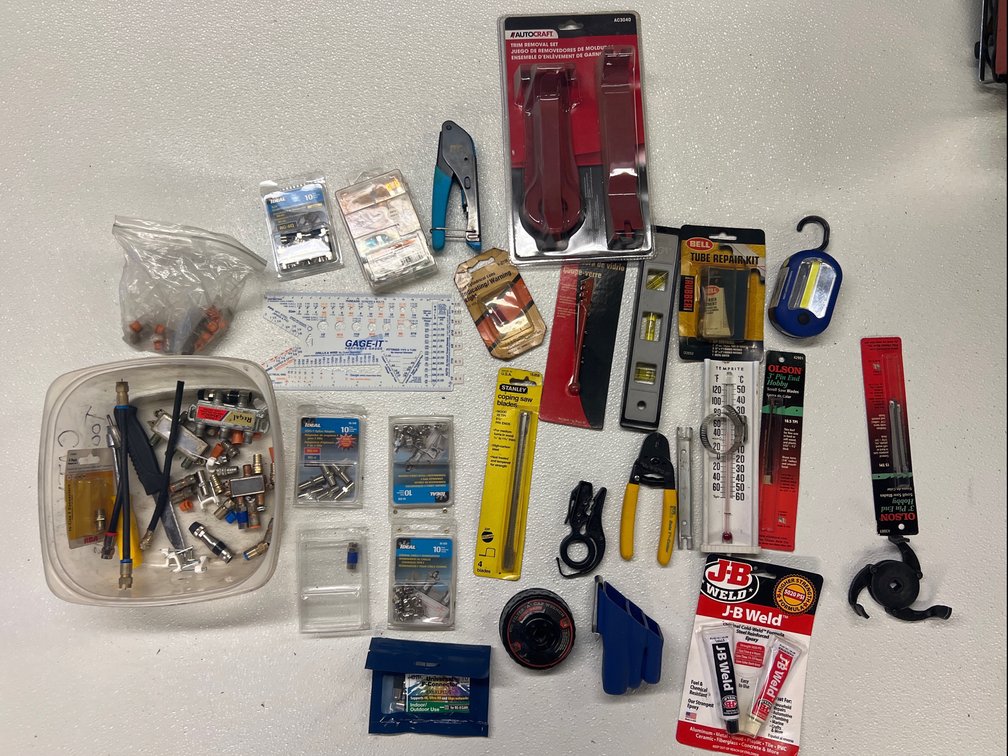 Autocraft Trim Removal Set, Oil Filter Wrenches, Scroll Saw Blades & Shop Acessories