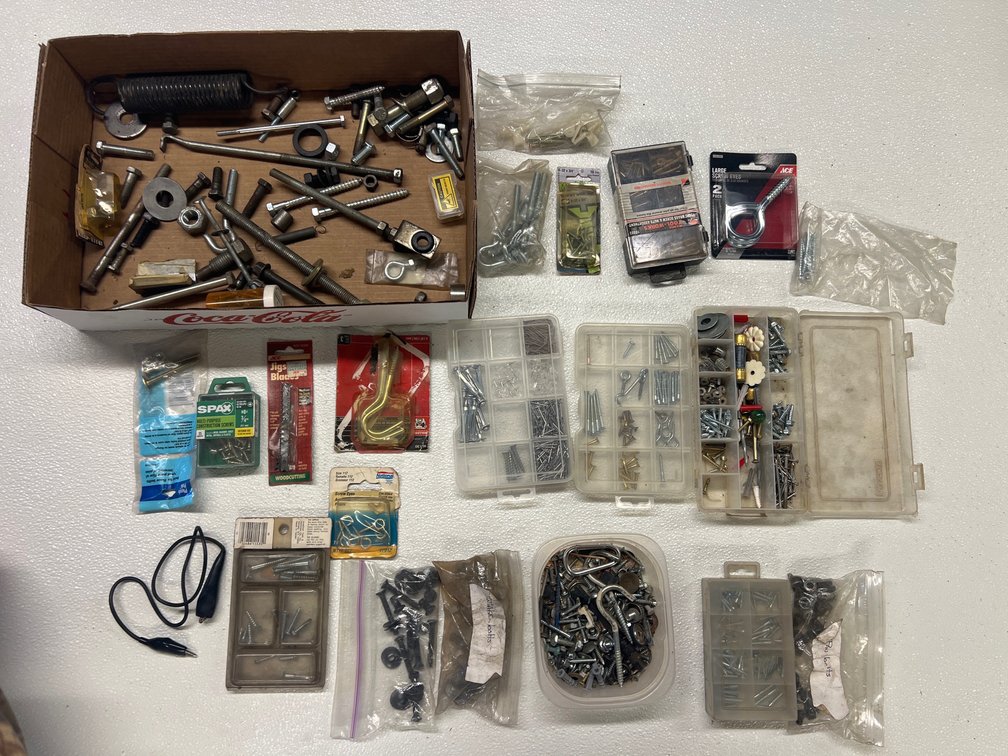 Assorted Lot of Hardware Supplies