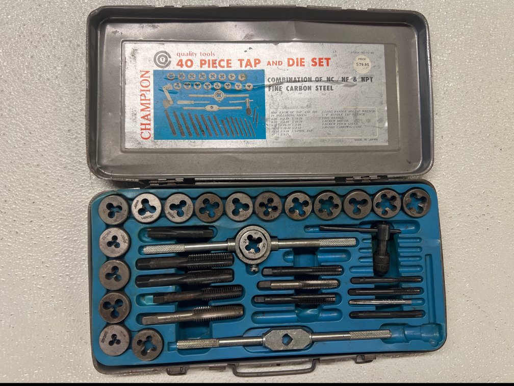 Champion Tap & Die Set
