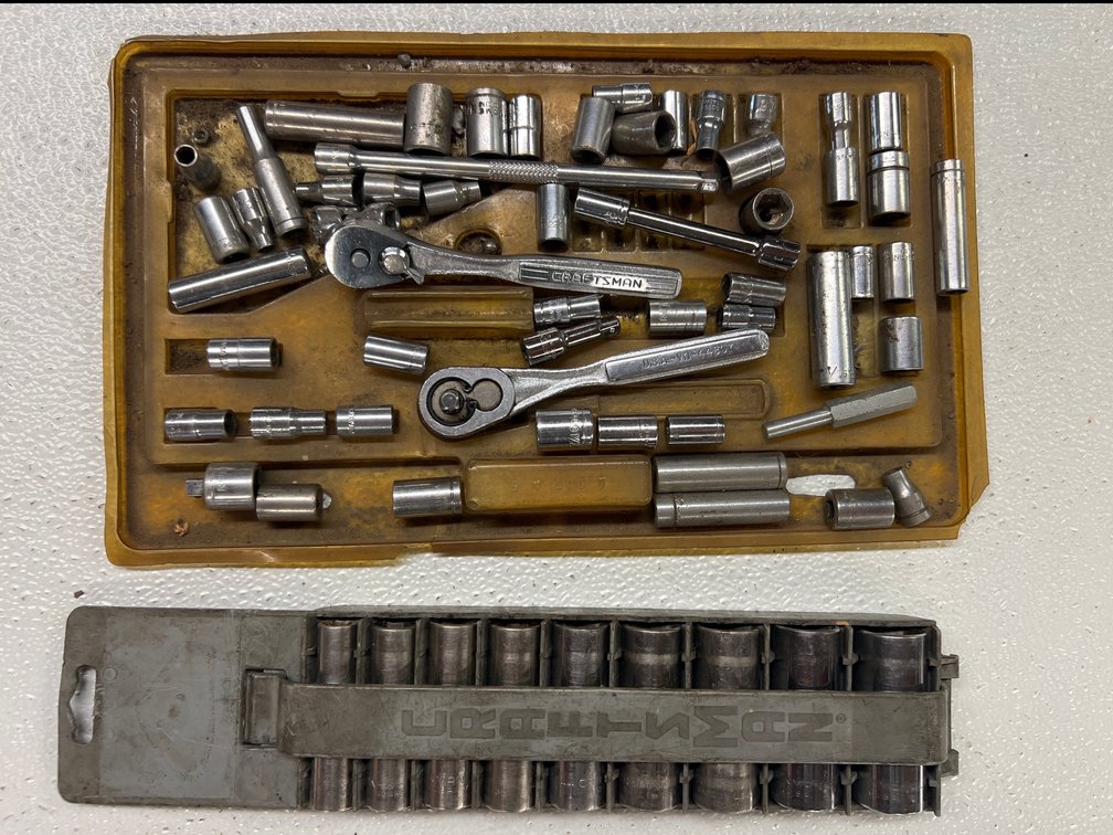 Craftsman Deepwell 3/8 Drive Socket Set & Craftsman 1/4 Drive Socket Set