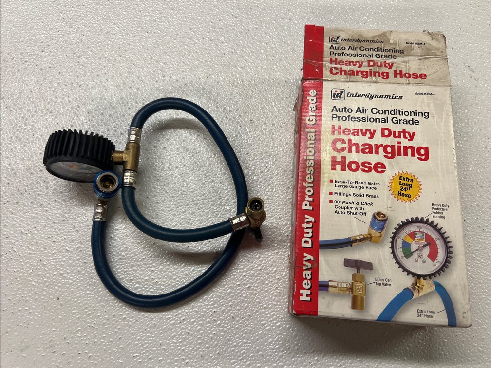 Interdynamics Professional Grade Auto Air Conditioning Heavy Duty Charging Hose