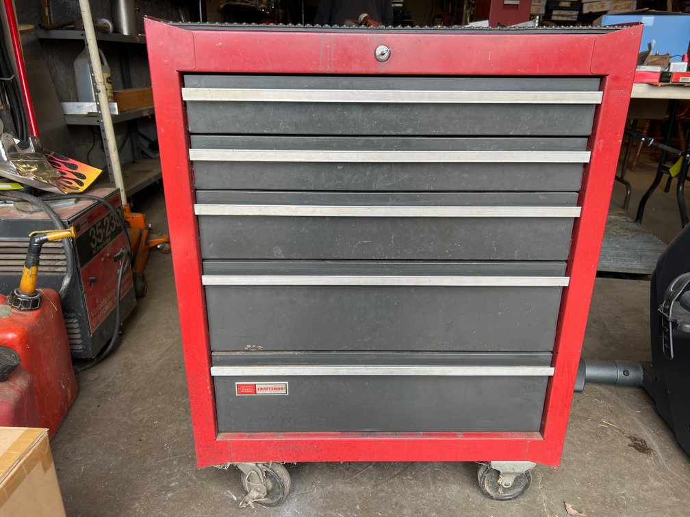 Craftsman Rolling 5 Drawer Tool Cabinet 34H by 27W 18D