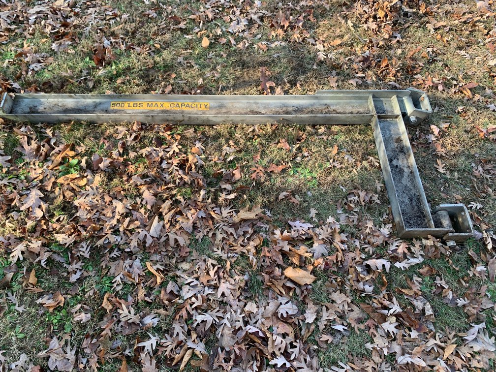 Wall Mount I Beam Hoist Frame With Rolling Dolley