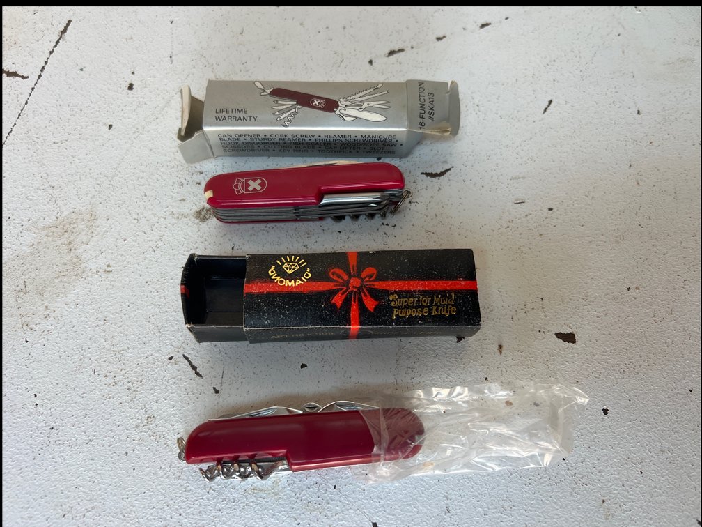 Two New Multi Tool Pocket Knives