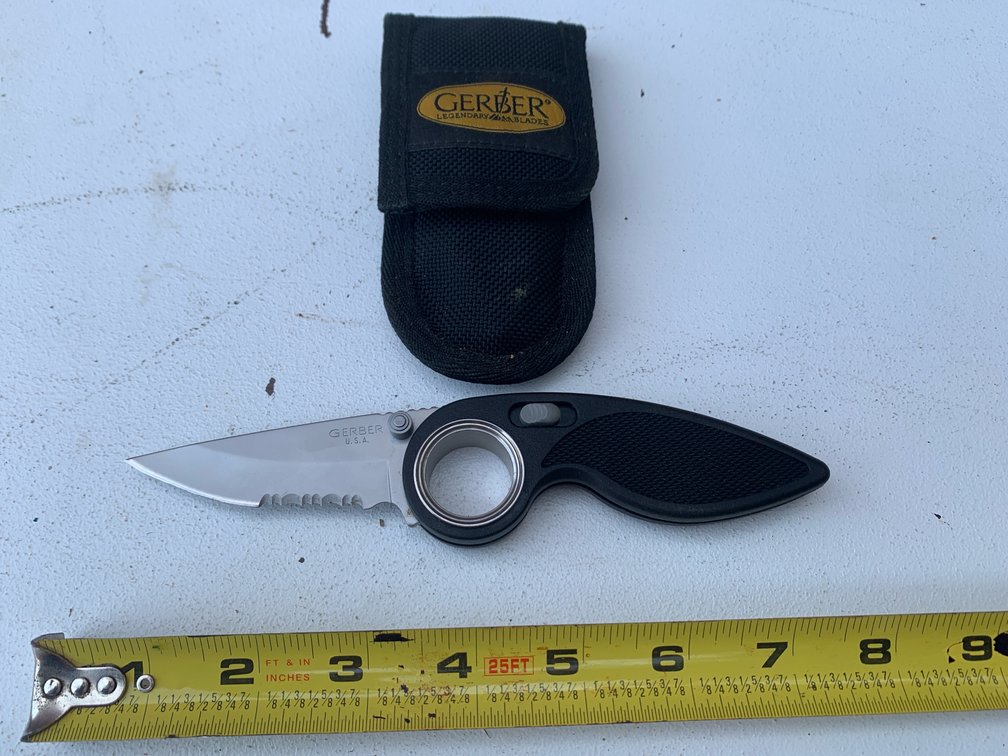 Gerber Lockblade Knife With Sheath