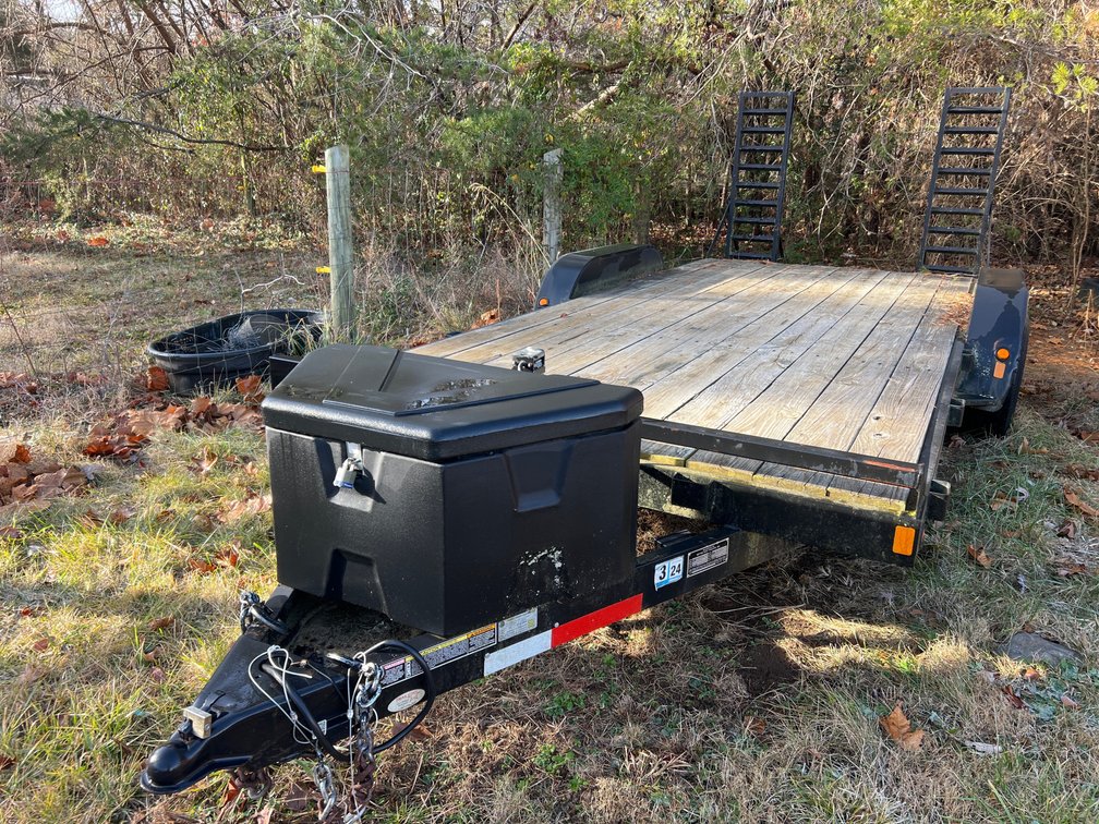 2016 Better Built 18x7 Flatbed Trailer Dual Axle w/Ramps
