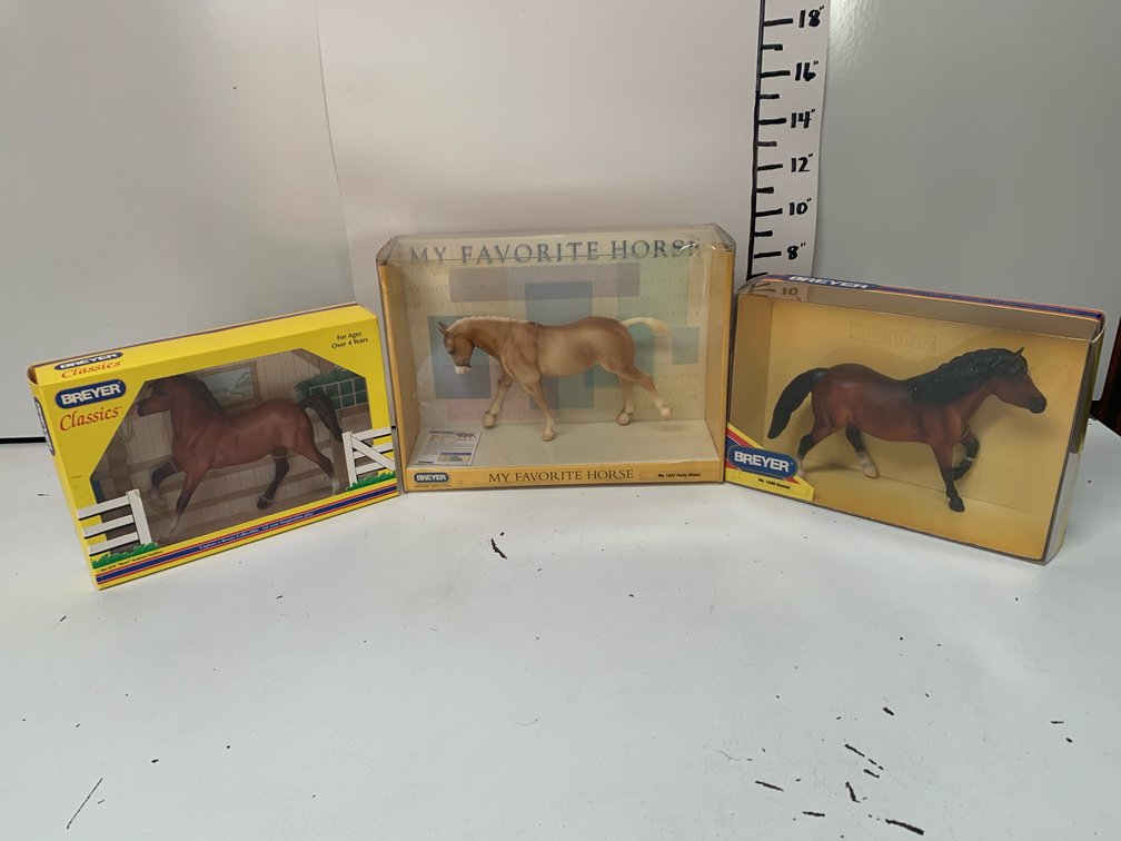 3 Breyer Horses New In Box