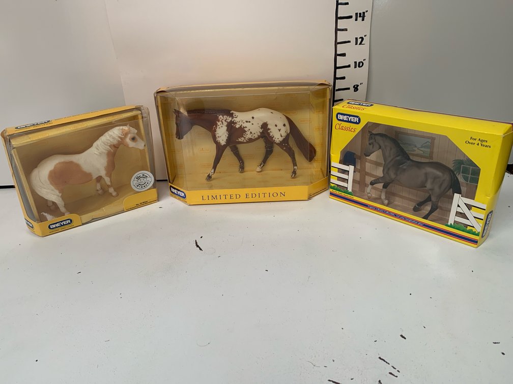 3 Breyer Horses New In Box