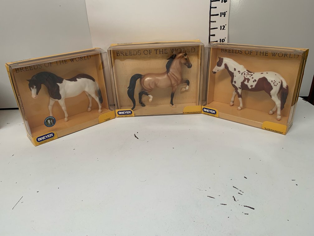 Set Of 3 Breyer “Breeds Of The World” Horses New In Box