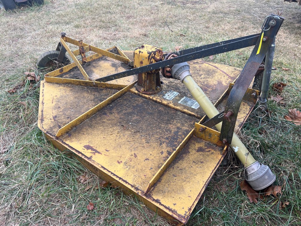 King Kutter 6ft Brush Hog with 3-Point Hitch Attachments and Drive Shaft