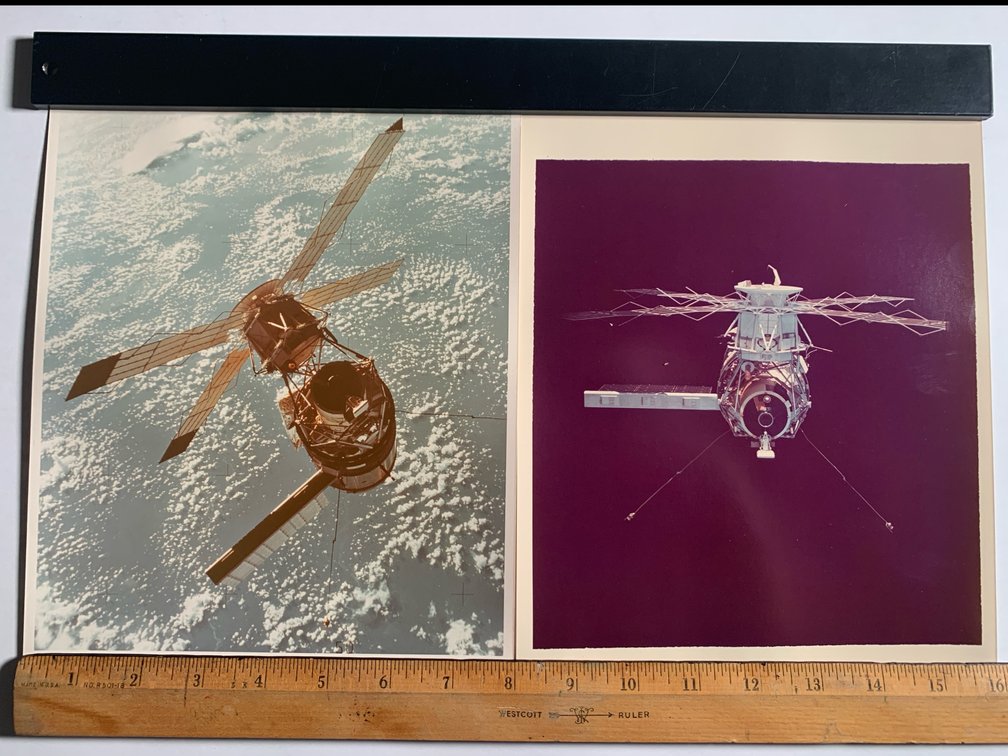 8”x10” Photos Of the NASA Skylab Space Station And Mariner Interplanetary Spacecraft