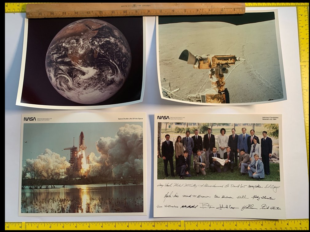 Four 8”x10” Photos Related To the Space Shuttle