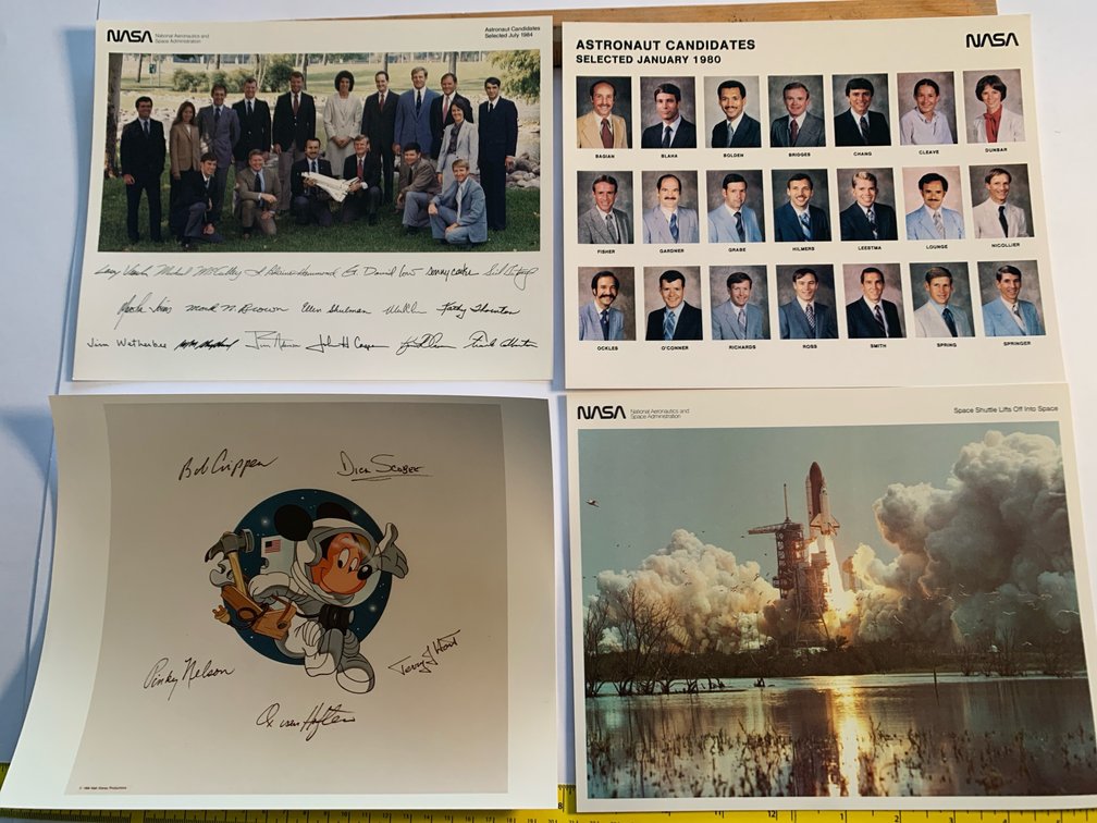Four 8”x10” Photos Related To the Space Shuttle