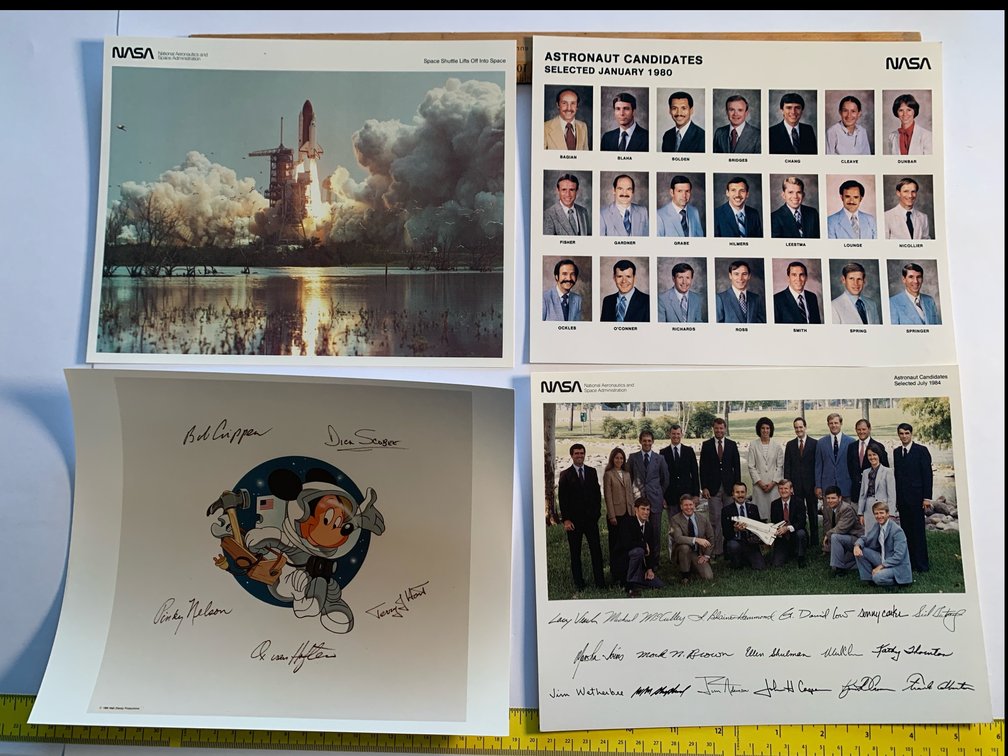 Four 8”x10” Photos Related To the Space Shuttle