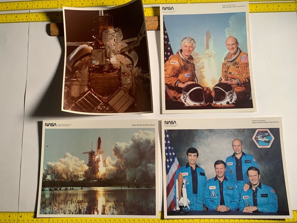 Four 8”x10” Photos Related To the Space Shuttle