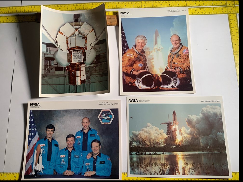 Four 8”x10” Photos Related To the Space Shuttle
