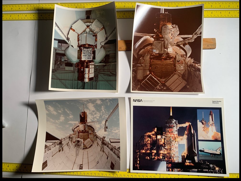 Four 8”x10” Photos Related To the Space Shuttle