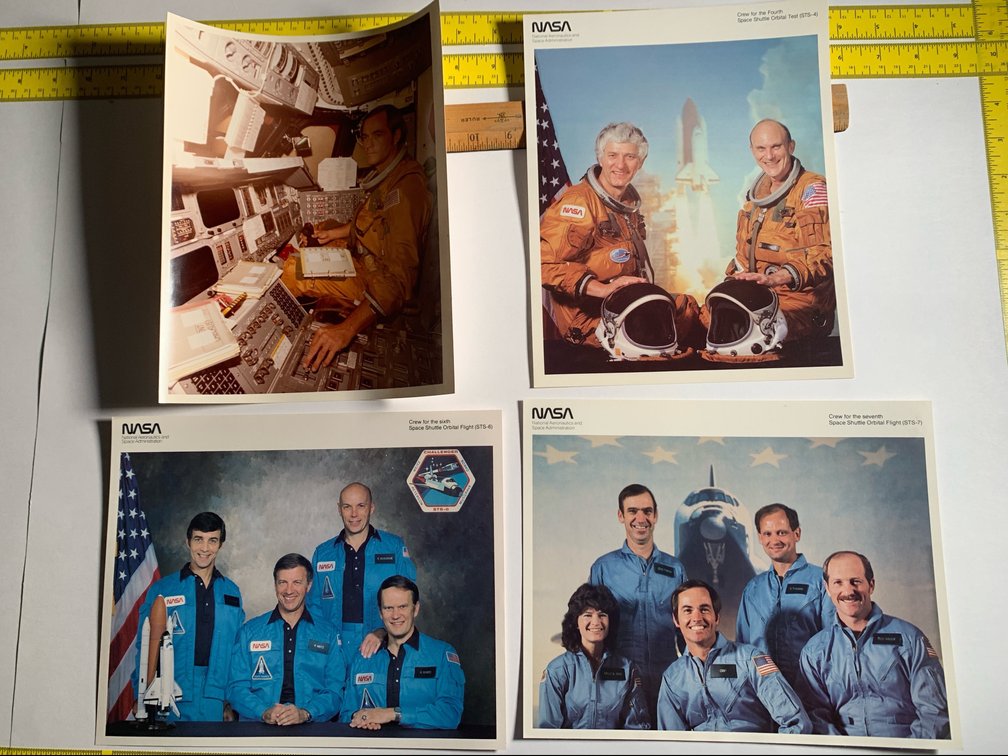 Four 8”x10” Photos Related To the Space Shuttle