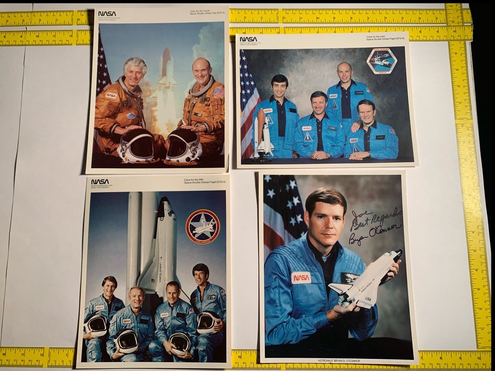 Four 8”x10” Photos Related To the Space Shuttle