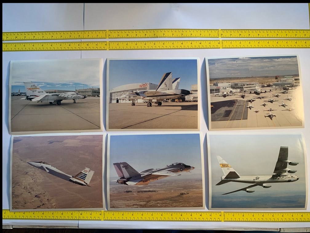 Six 8”x10” Prints From the Ames-Dryden Flight Research Facility