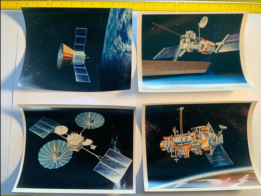 Four 8”x10” NASA Prints. Details Are In the Pics