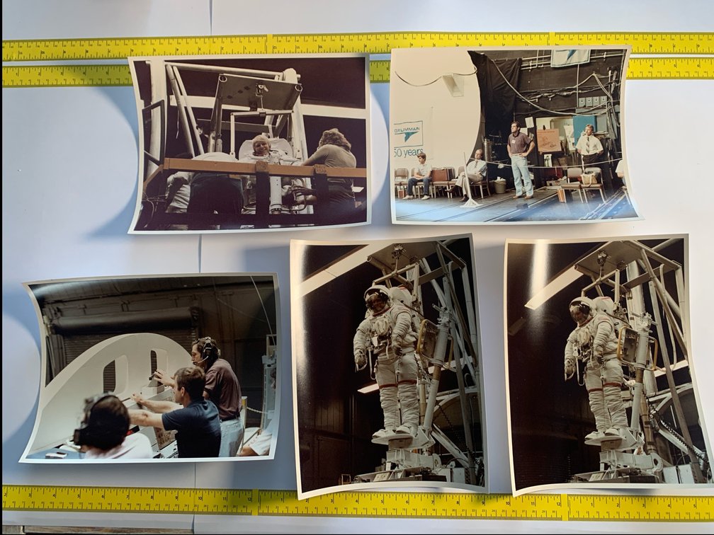 Five 8”x10” Prints Of People At Work In the NASA Training Facility