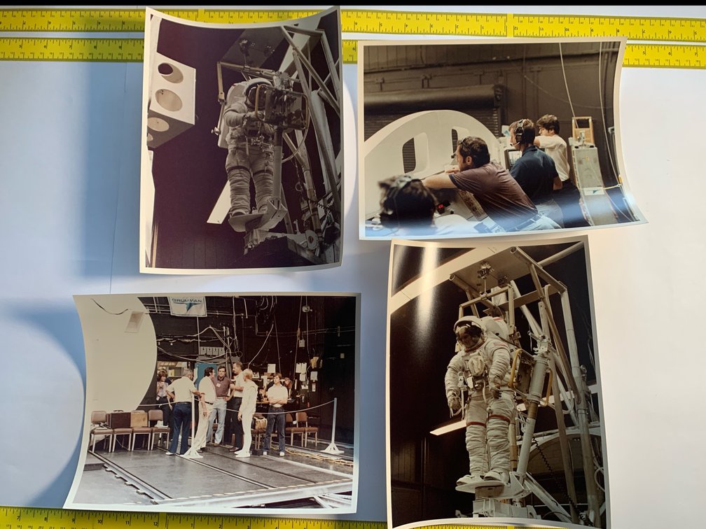 Four 8”x10” Prints Of People At Work In the NASA Training Facility