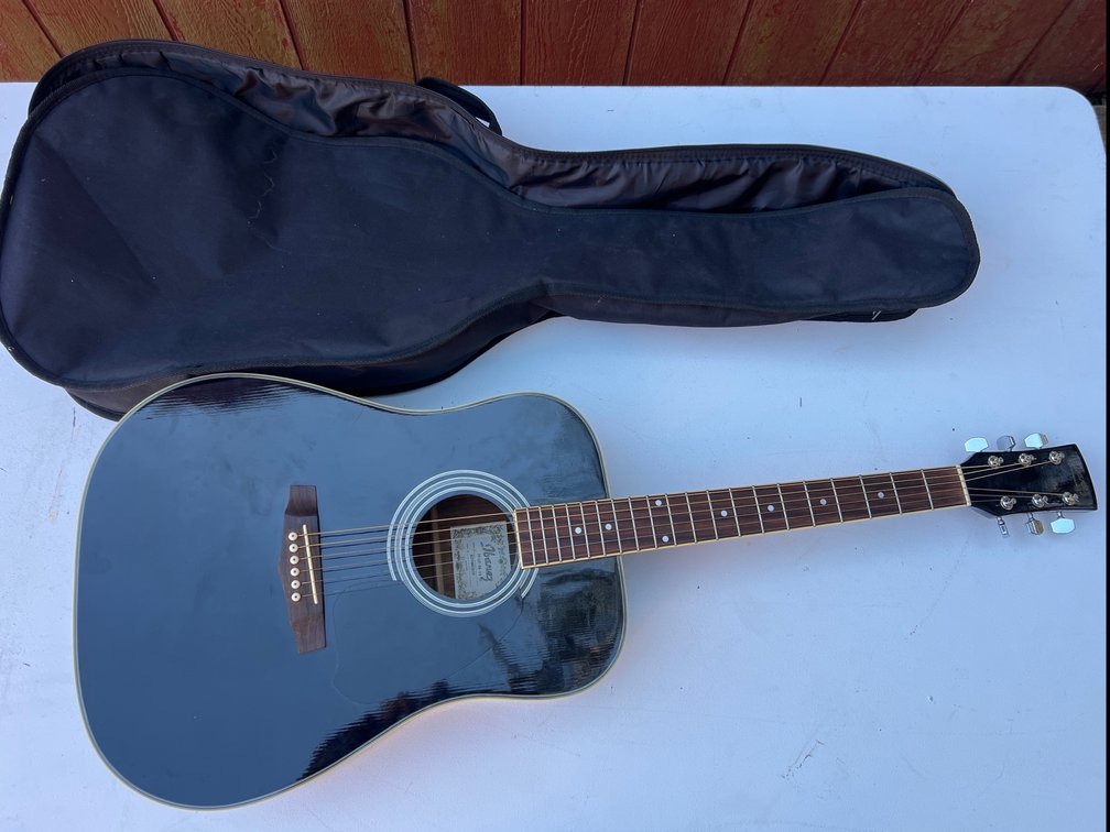 Ibanez PF4JP Acoustic Guitar w/Case