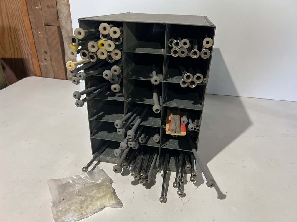 Galvanized Organizer 16”Hx12.25”Wx17”D w/Supply Lines Various Lengths 12” to 20” 3/8’s Diameter