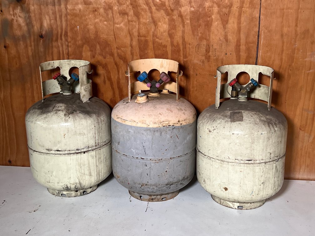Lot of 3 Tanks - Untested & Unsure of Any Contents
