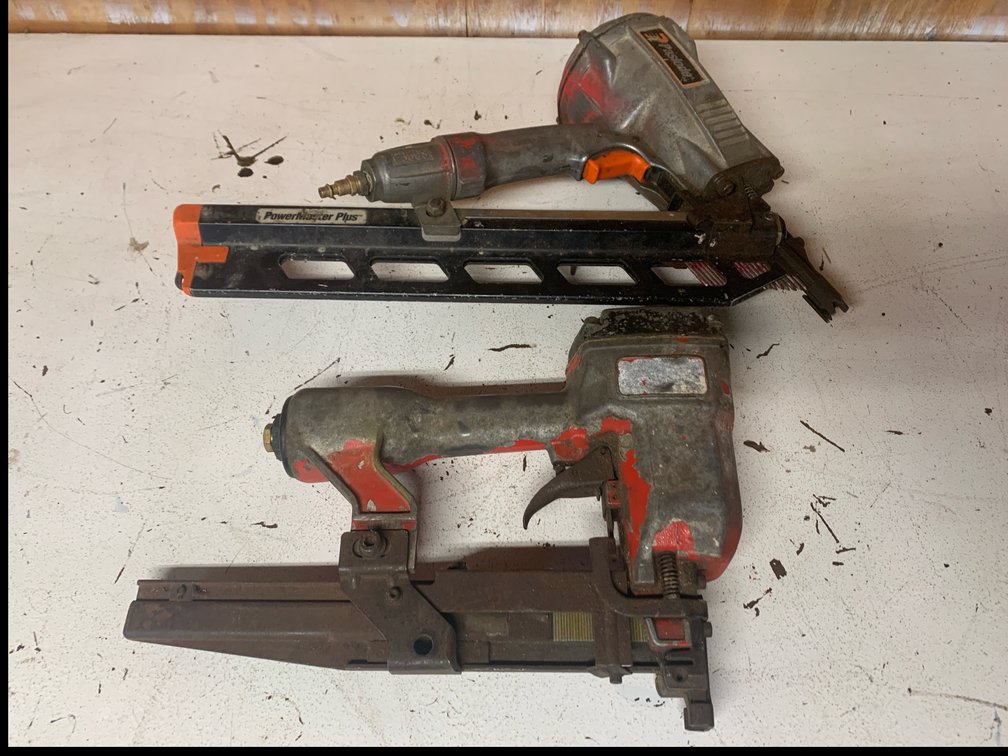Two Air Nailers