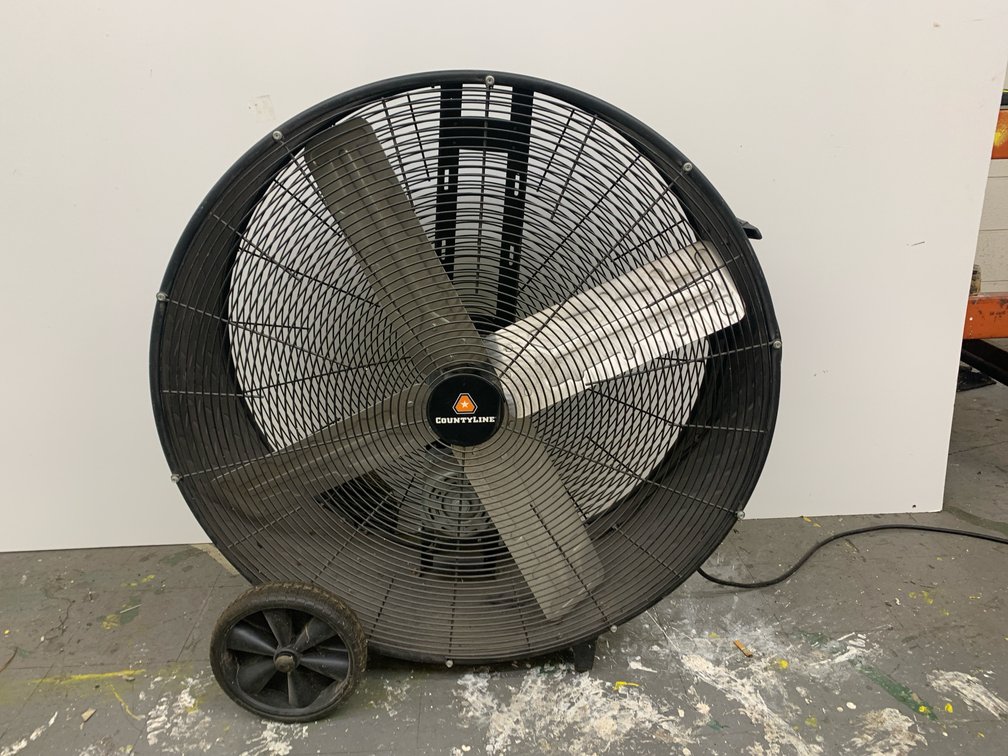 38” Industrial Shop Fan. Works.