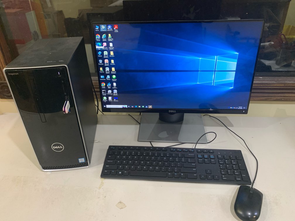 Dell Inspiron Computer With Software For the Laser Engraver and Rotary Engraver.