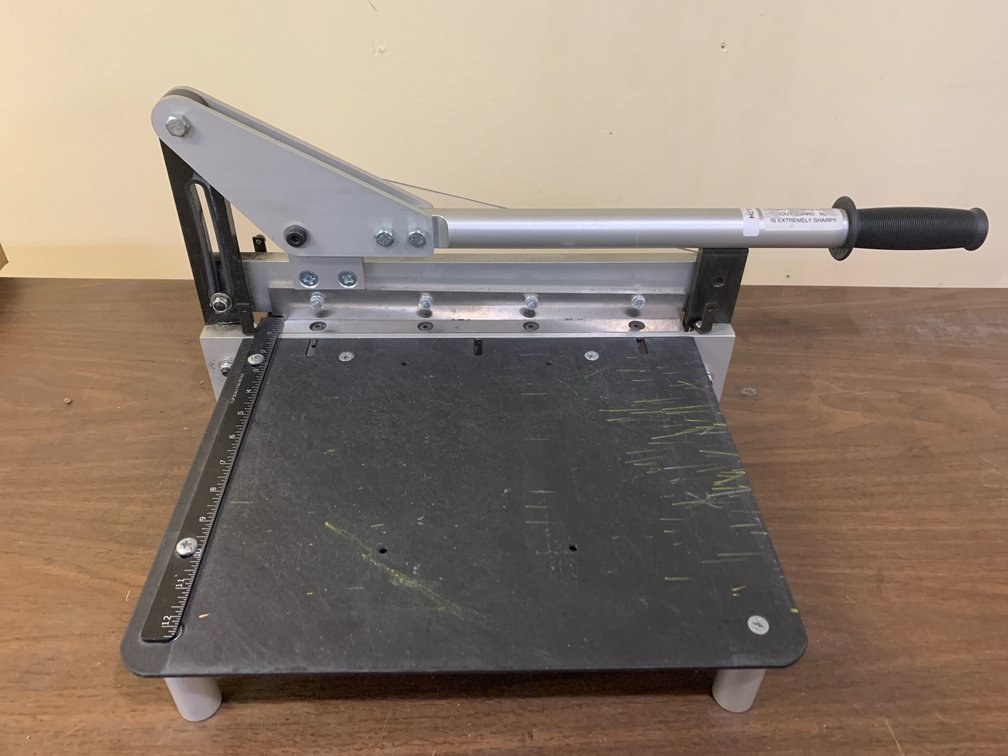 Metal Shear For Making Plaques with 14” Blade