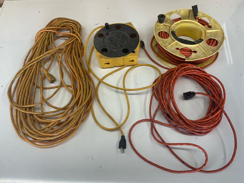 Four Extension Cords
